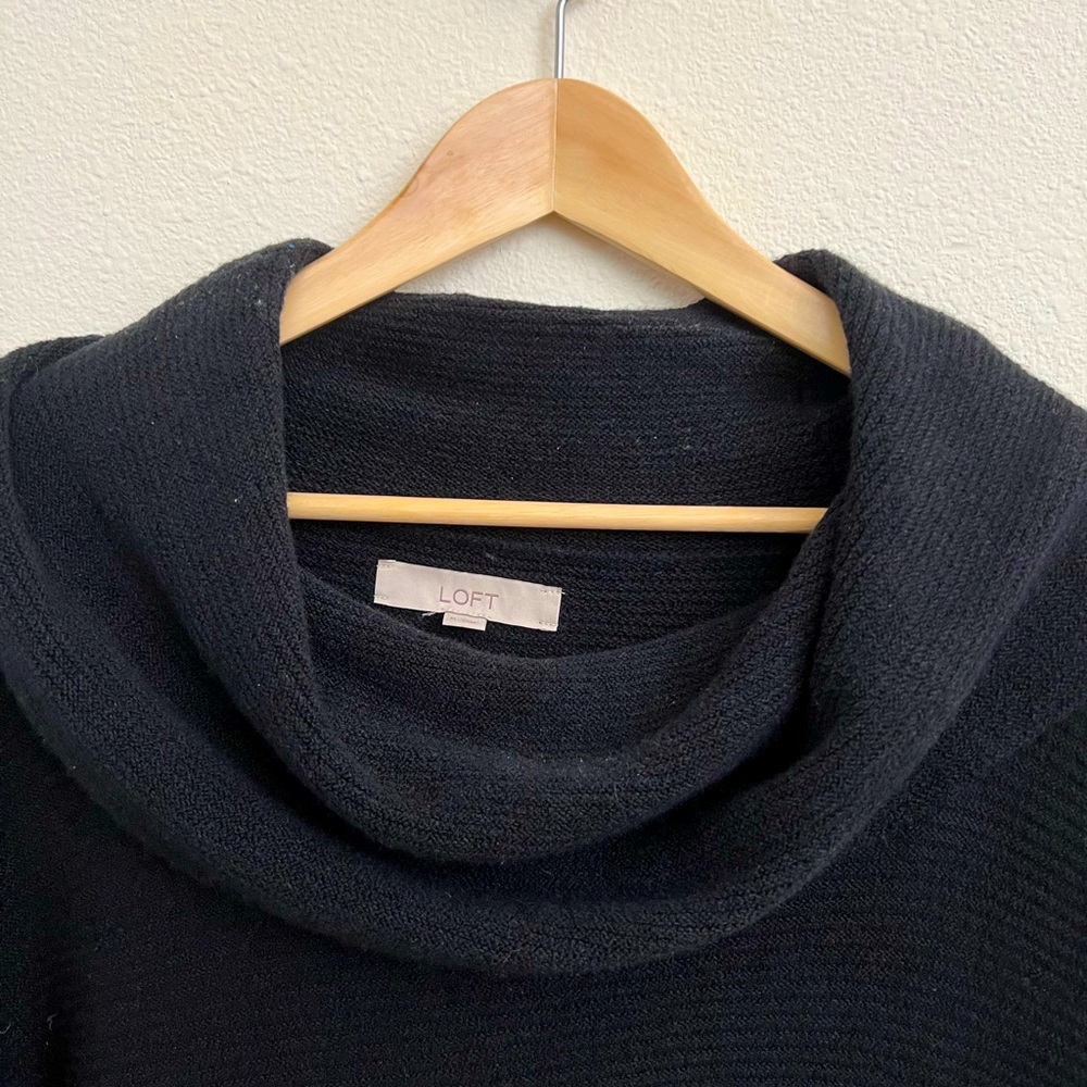 Loft tunic sweater, cotton/wool/poly blend, M
